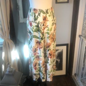 EASEL; HIGH WAISTED, WIDE LEGGED CAPRI